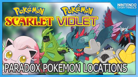 pokemon omega paradox pokemon locations|All Paradox Pokémon locations, types, and more in .